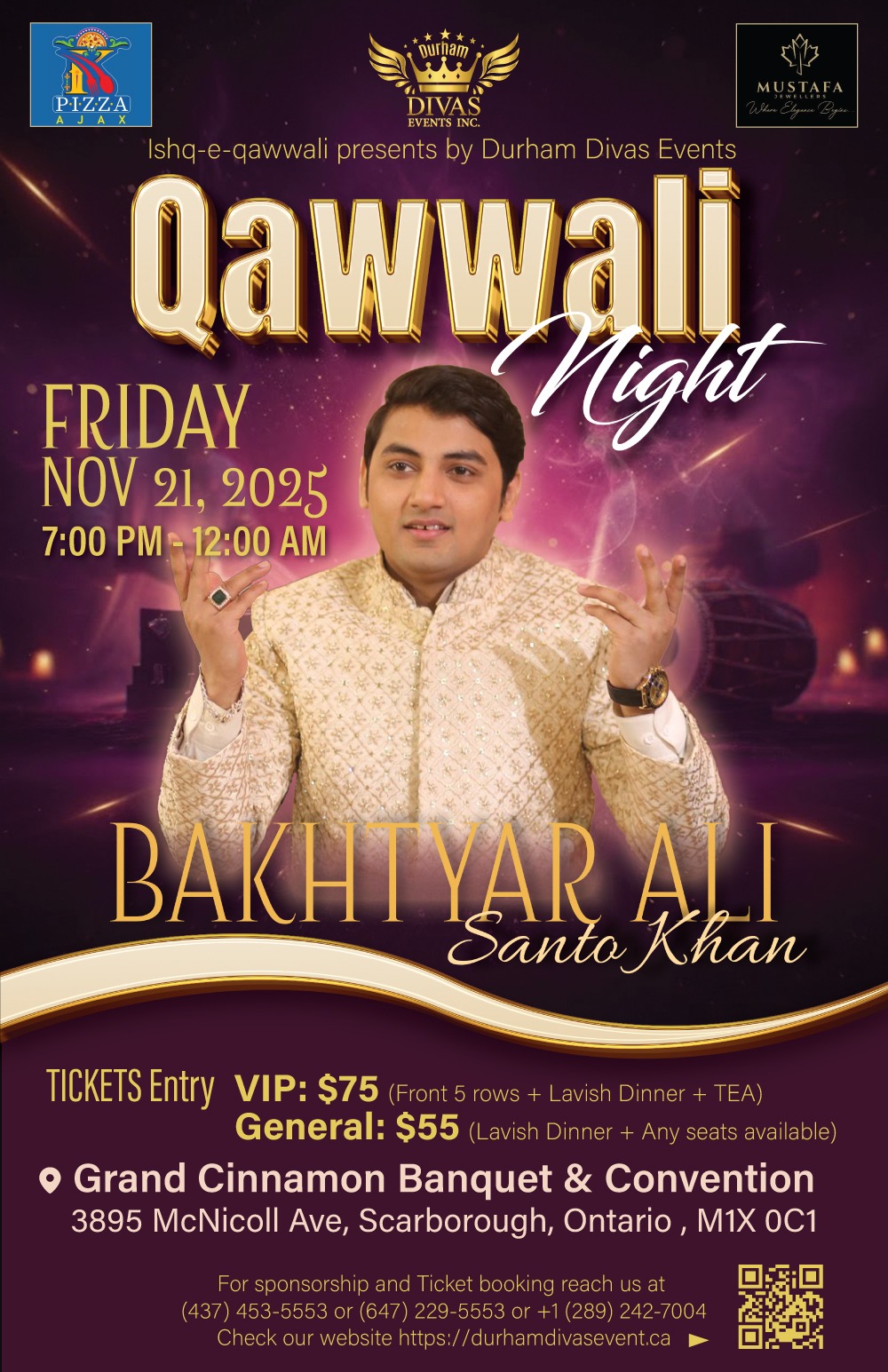 Ishq-e-qawwali presents by Durham Divas Events